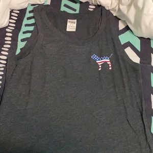 PINK fourth of july tank top